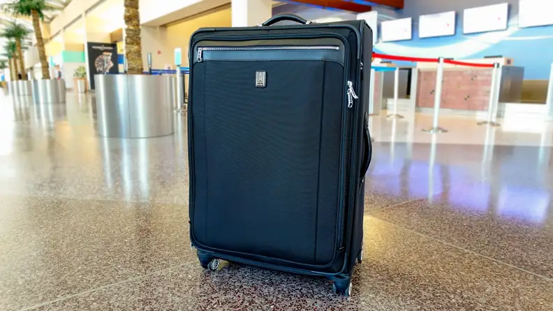 A photo of the Travelpro Platinum Magna 2 29" Expandable Spinner Suiter.