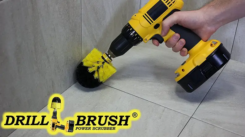 Drill Brush Bathroom Surfaces Cleaning Kit
