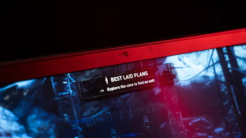 The HP Omen X 2S's webcam