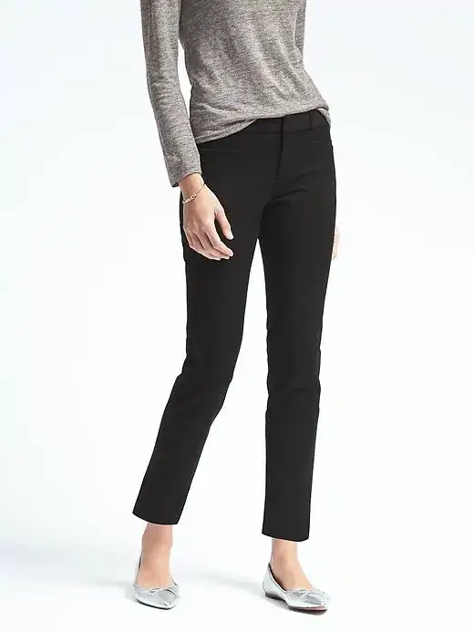 You'll wear black pants constantly