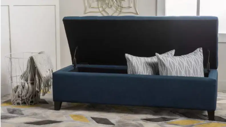 Image of ottoman in living room