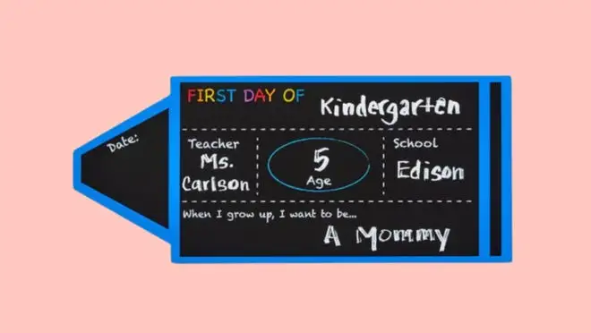back to school sign