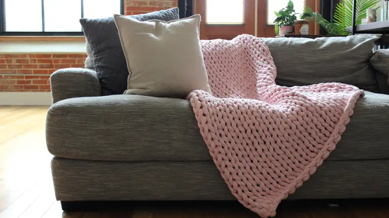 The blanket doesn't conform to your body nicely.