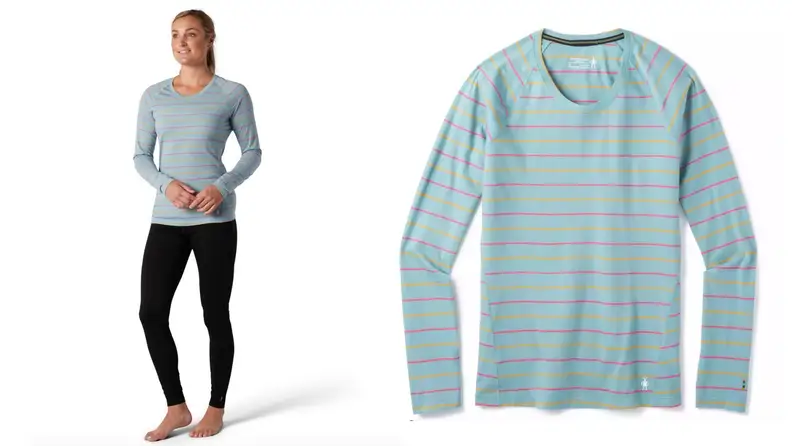 smartwool merino 150 base layer long sleeve shirt for women