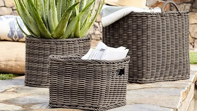 You can store just about anything in one of these baskets.