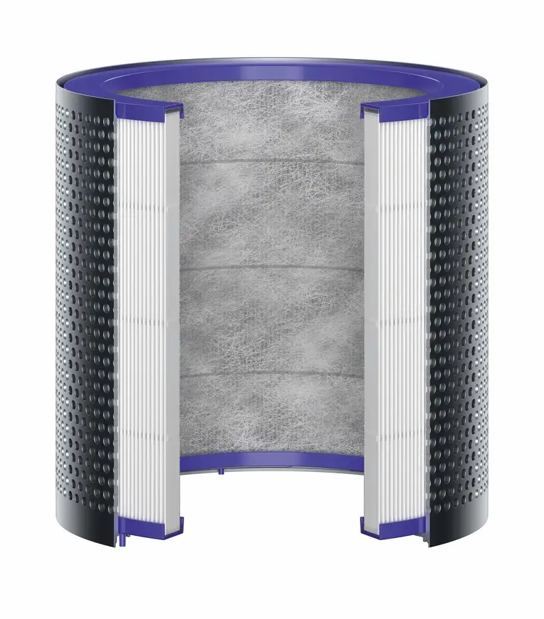 The Dyson Pure Cool air purifier uses a HEPA filter.