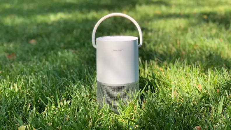 The Bose Portable Smart Speaker has Bluetooth, Alexa, and Google