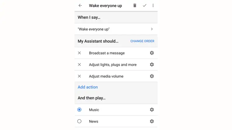 Google Home Wake Everyone
