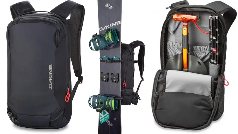 This slim backpack is surprisingly spacious inside.