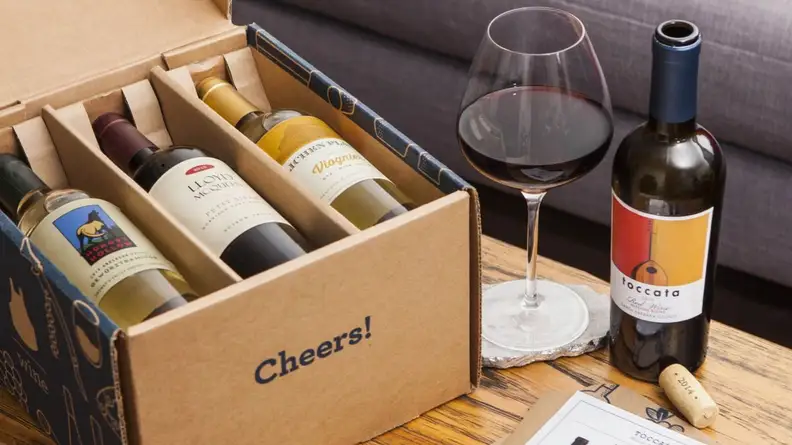 Blue Apron Wine Box