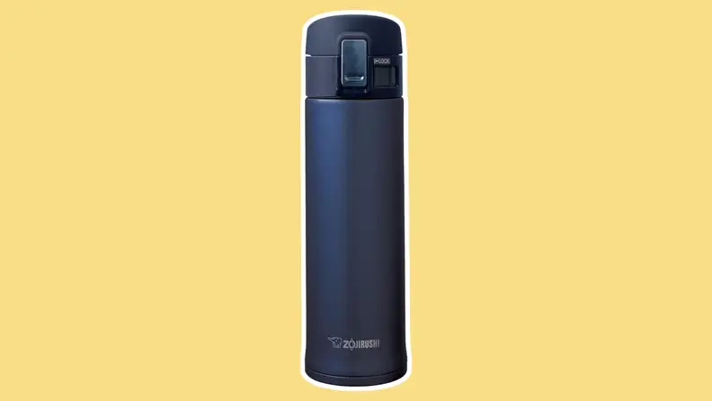 Zojirushi Stainless Steel Mug in navy blue.