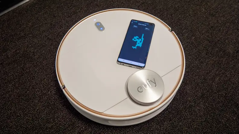 The Eufy L70's cleaning path makes sure it covers every inch of the floor.