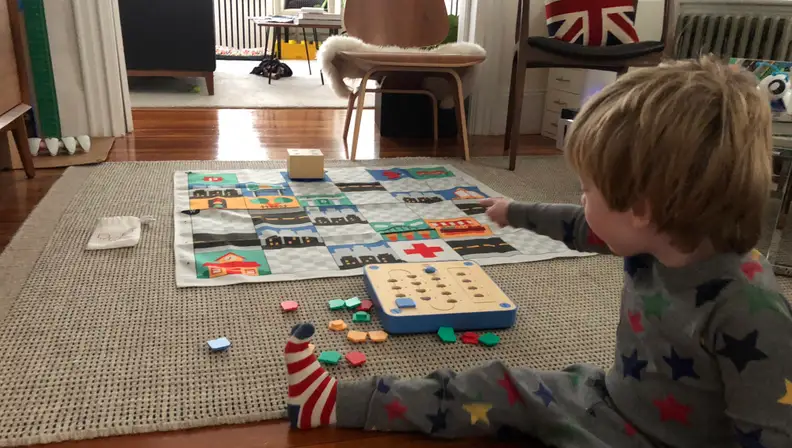 Kids love playing with Cubetto