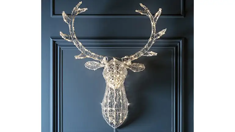 Lights4Fun Staghead Christmas Light Decoration