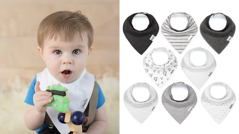 KiddyStar Bandana Bib Set