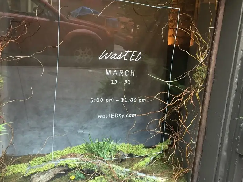 The pop-up restaurant was short lived.