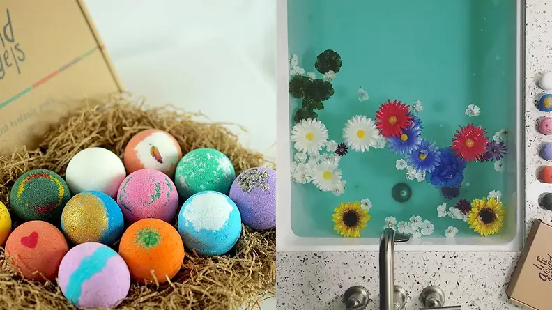 A photo of the LifeAround2Angels Bath Bombs.