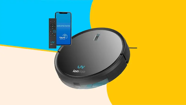 A robot vacuum.