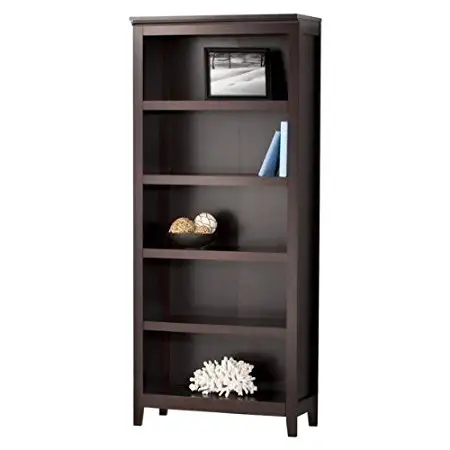 This stylish bookshelf offers great storage