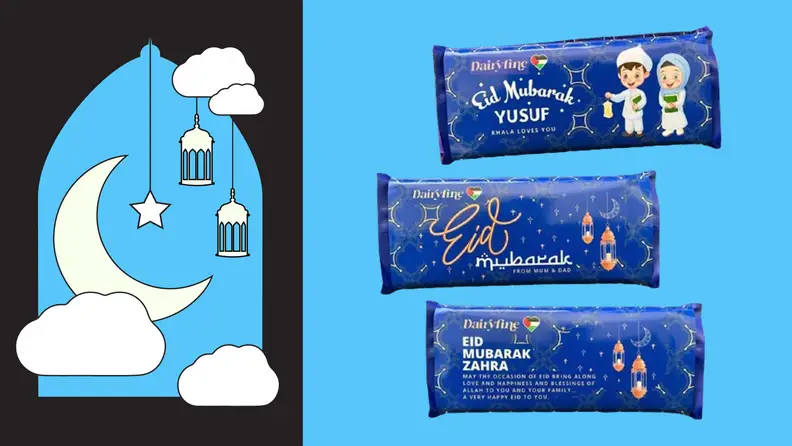 Best Eid gifts for kids: Personalized Dairyfine chocolates