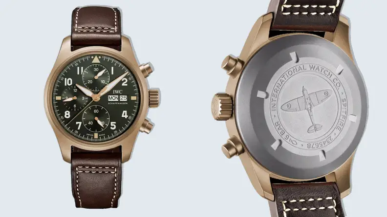 Best luxury watch brands for men: IWC Pilots Watch Chronograph Spitfire