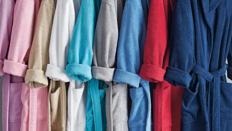 Company Cotton robes in a variety of colors