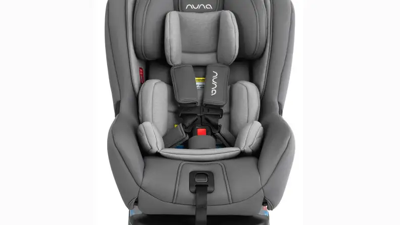 Gray infant carseat by Nuna