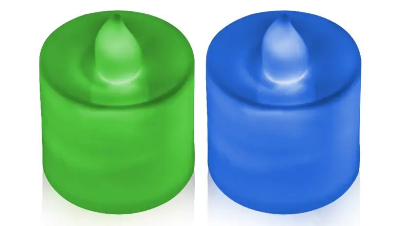 Tealight Candles Flameless Heatless Faux Light