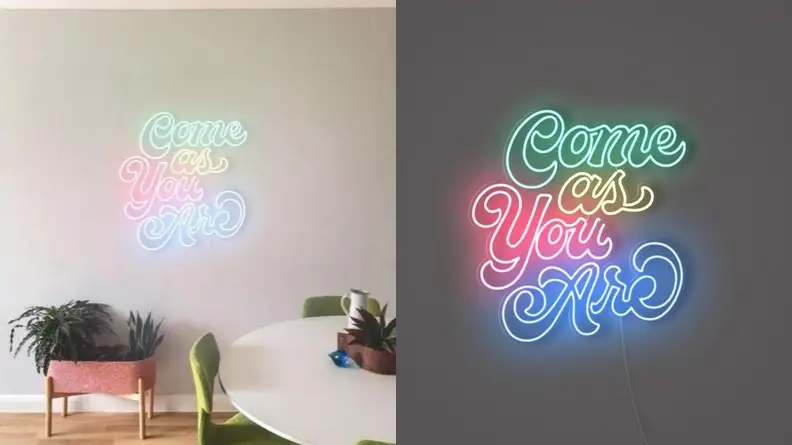 Come As You Are Sign