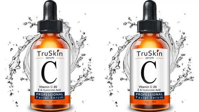 Vitamin C serum bottles