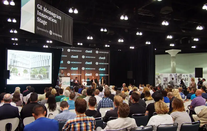 In just one of the events at one of Dwell on Design's three stages, four architects discuss the changing landscape of urban micro-dwellings.
