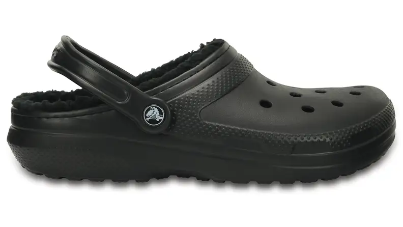 The Crocs Classic Lined Clog as seen from the side