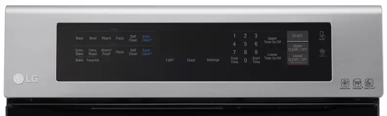 Controls on backsplash