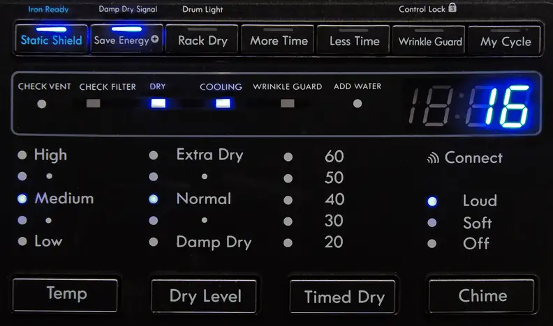 While the Kenmore Elite 81583's feature list isn't overly extensive, each available option serves a valuable purpose.