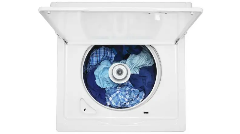 The drum is a relatively small 3.8 cu.-ft.