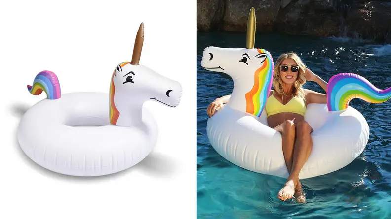 GoFloats Unicorn Party Tube Inflatable Float