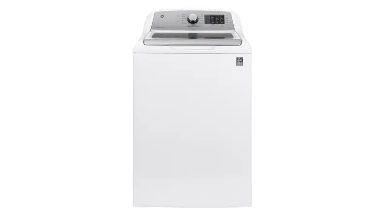 The GE GTW720BSNWS top-load washing machine on a white background.