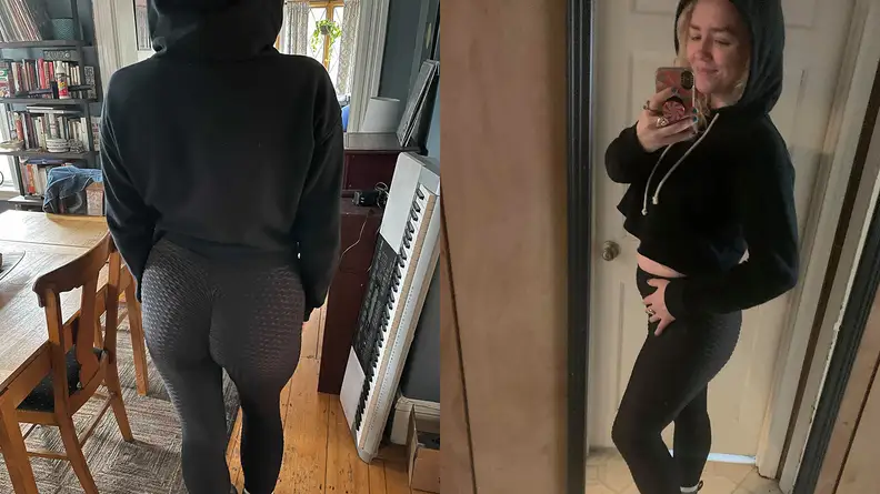 Shayna in TikTok leggings