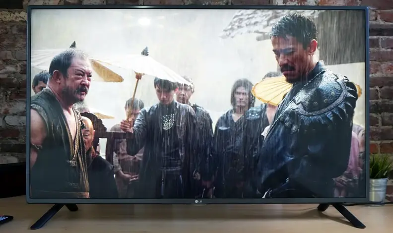LG 50LF6100 motion performance kung fu raindrops