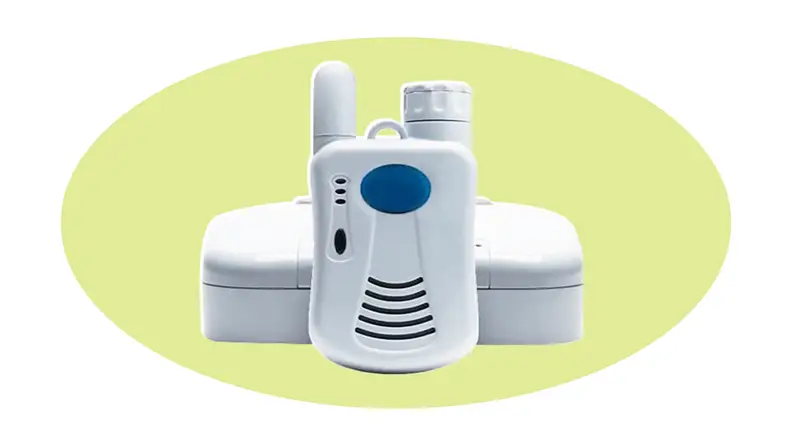 Product shot of the  LogicMark Freedom Alert Emergency System.