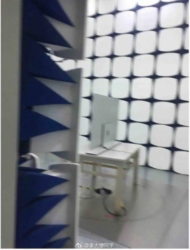 Leaked, blurry images of the rumored Apple OLED TV