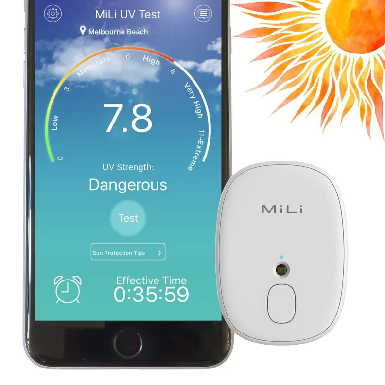 MiLi Skinmate Skin Care Portable Digital UV Tester