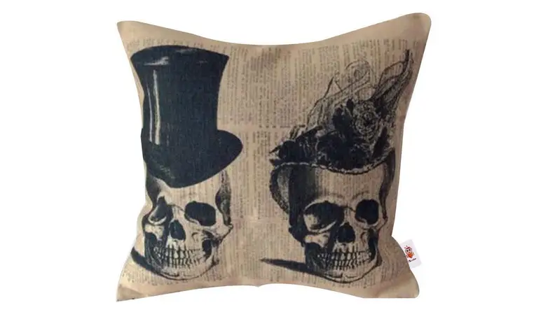 Nunubee Skull Throw Pillow Case