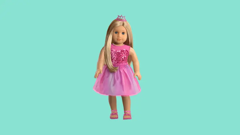 A girl doll by American Girl.