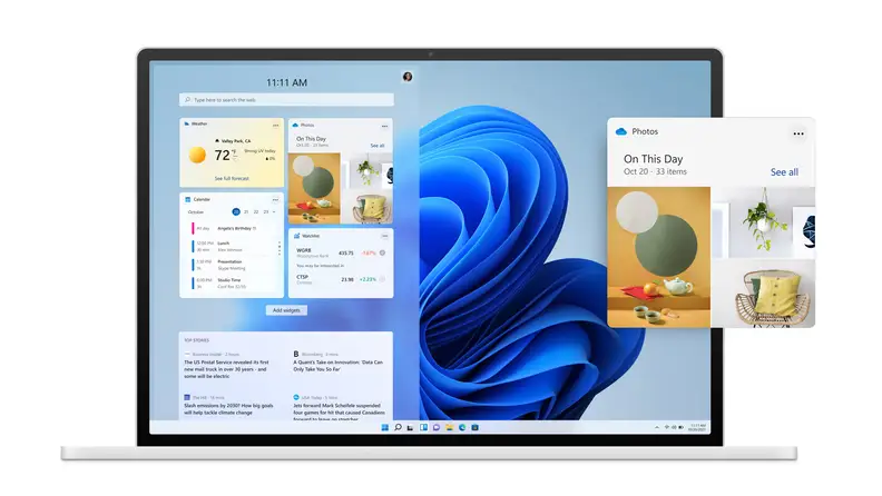 Windows 11 Widget Menu