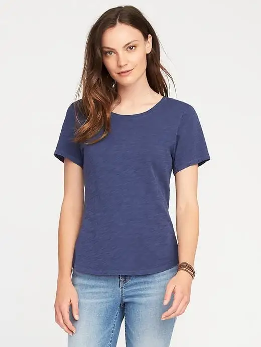 A blue T-shirt from Old Navy