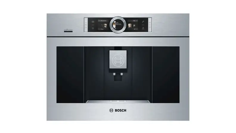 Bosch's built-in coffee machine is equipped with Home Connect, so you can ask Alexa to make your next espresso.