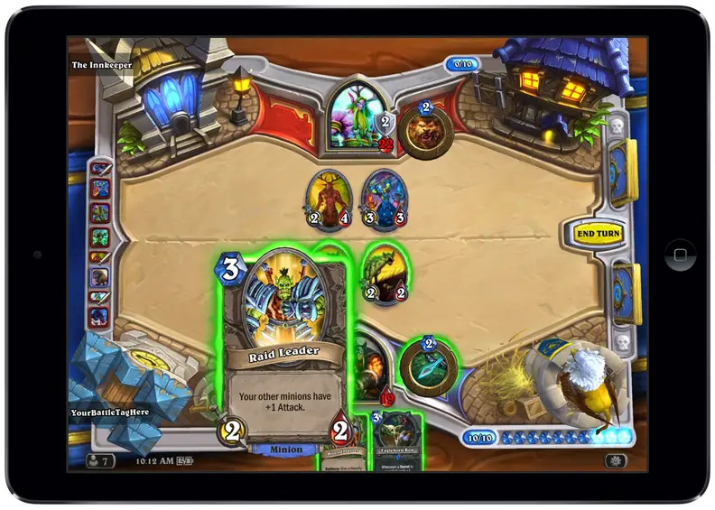 A version of Hearthstone was released for Apple's iPad last year, but smartphones and Android tablets are the newest targets.