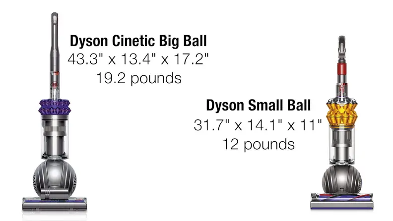 The Small Ball saves a lot of space over other uprights.