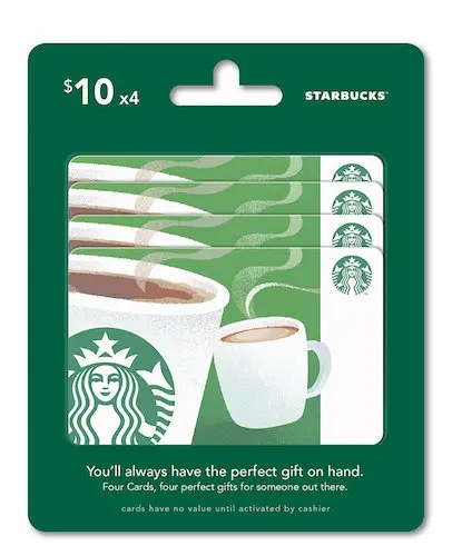 Starbucks Gift Cards Pack of 3
